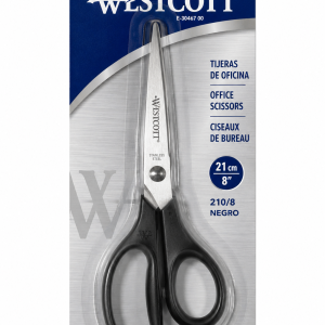 BLISTER TIJERA OFICINA 210/8 NEGRO WESTCOTT