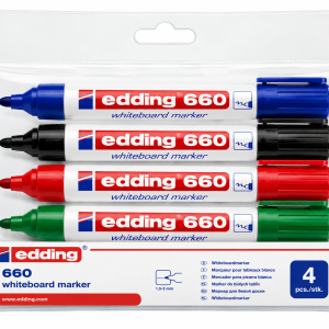 ROTULADOR PIZARRA EDDING 660 BOLSA DE 4