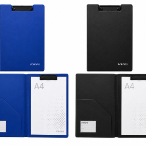 CARPETA PORTAFOLIOS A4 CON MINICLIP SUPERIOR FOROFIS