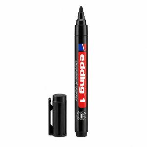 ROTULADOR PERMANENTE EDDING 1 NEGRO