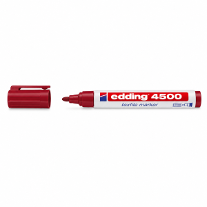 ROTULADOR EDDING 4500 TELA CARMIN