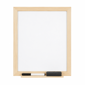 PIZARRA BLANCA CON MARCO DE PINO 30X40
