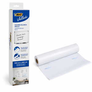 PIZARRA BLANCA VELLEDA ROLLO de 100x200