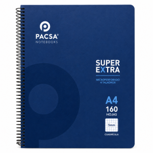 BLOC PACSA SUPER EXTRA A4 TAPA DURA MICROPERFORADO