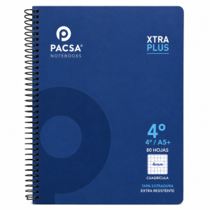 CUADERNO PACSA XTRA PLUS 4º A5 TAPA EXTRADURA
