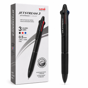 BOLIGRAFO UNI JETSTREAM 3 NEGRO