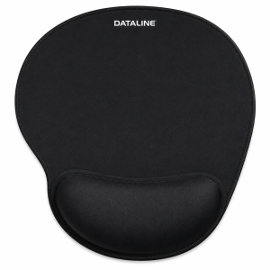 ALFOMBRILLA RATÓN DATALINE CON REPOSAMUÑECAS GEL NEGRA