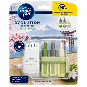 AMBIENTADOR AMBI PUR ELÉCTRICO 3VOLUTION TATAMI JAPÓN