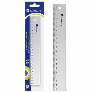 BISMARK REGLA ALUMINIO 20CM